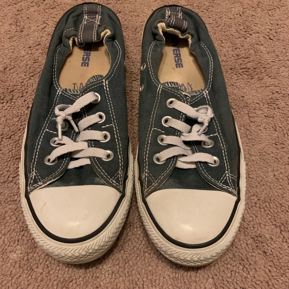 Blue Low Converse